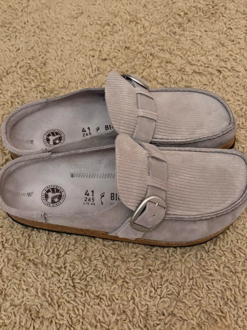 Grey Birkenstock Clog